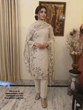 Pearl Chanderi Unstitched Suit Set